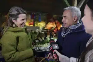 Călin Georgescu a mers la piață cu soția  – 60m.ro