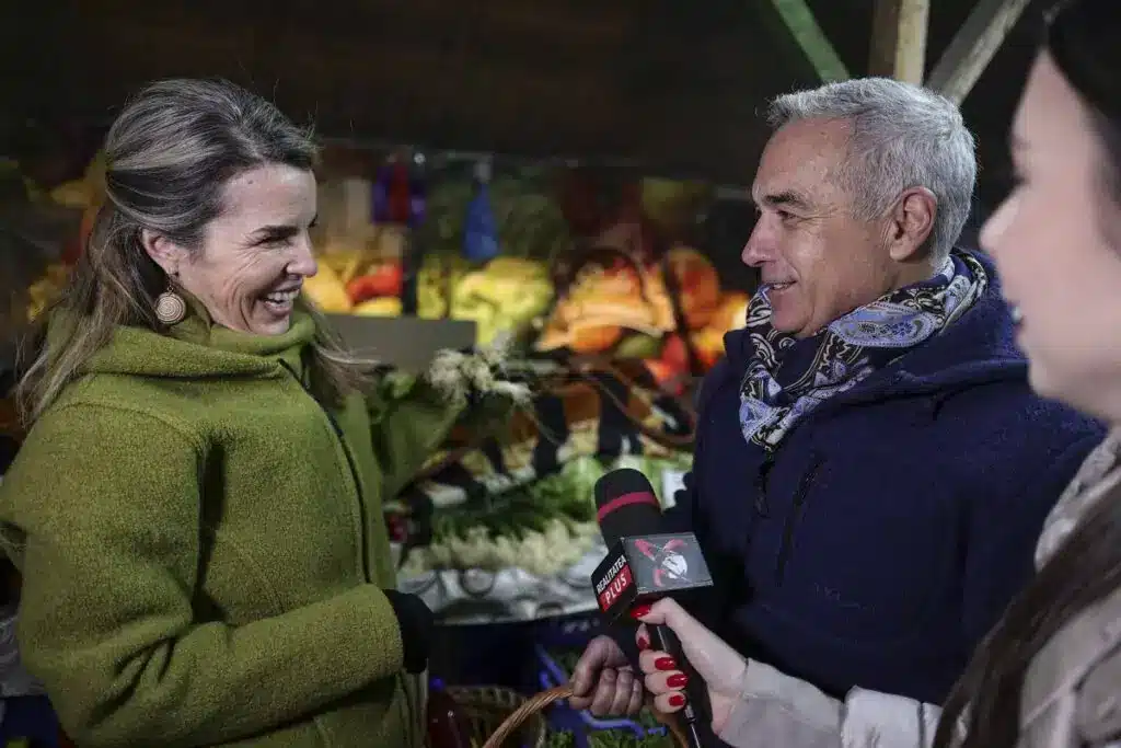 Călin Georgescu a mers la piață cu soția – 60m.ro