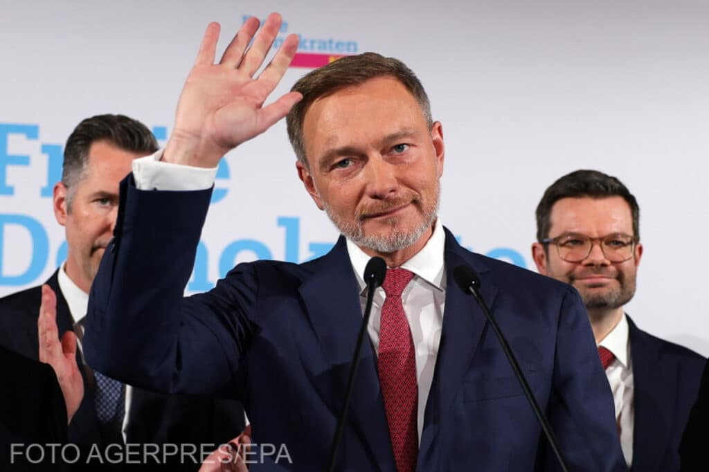 Liderul liberalilor germani, Christian Lindner, părăsește scena politică după eșecul de la alegeri