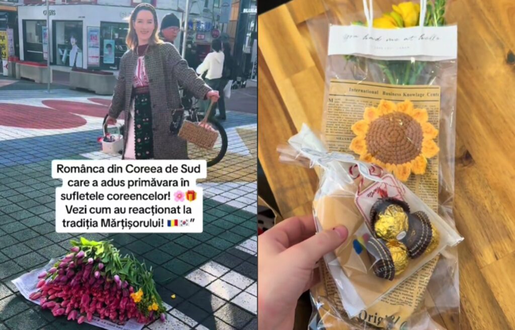 O româncă a cucerit Coreea de Sud cu Mărțișorul! „Reacțiile coreencelor au fost uimitoare, au fost extrem de curioase”
