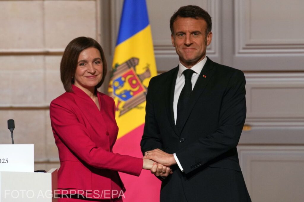 Macron: Republica Moldova se află în fața unei campanii rusești de destabilizare