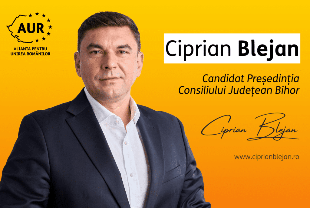 Ciprian Blejan – singura alternativă reală la un județ capturat de baroni locali: AUR propune schimbarea adevărată în Bihor – 60m.ro