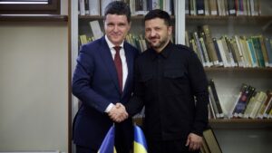 Nicușor îl vizitează pe Zelenski, la Odesa – 60m.ro