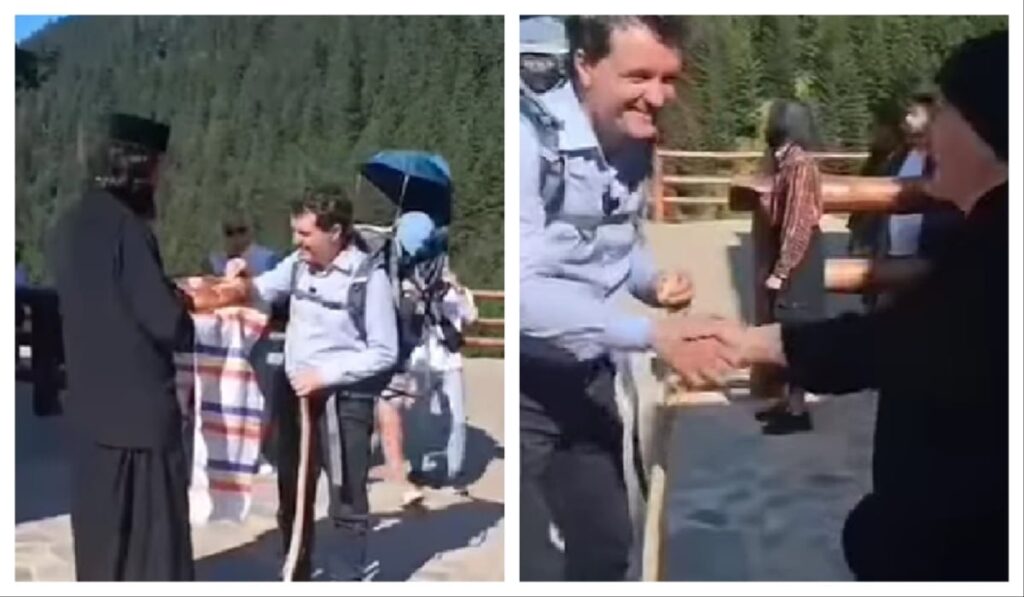Nicușor Dan face turul mănăstirilor. Pelerinaj la Arsenie Boca – 60m.ro