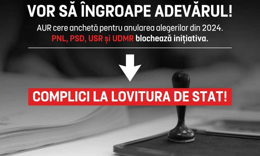 AUR acuză PSD-PNL-USR-UDMR că vor îngroparea adevărului! – 60m.ro