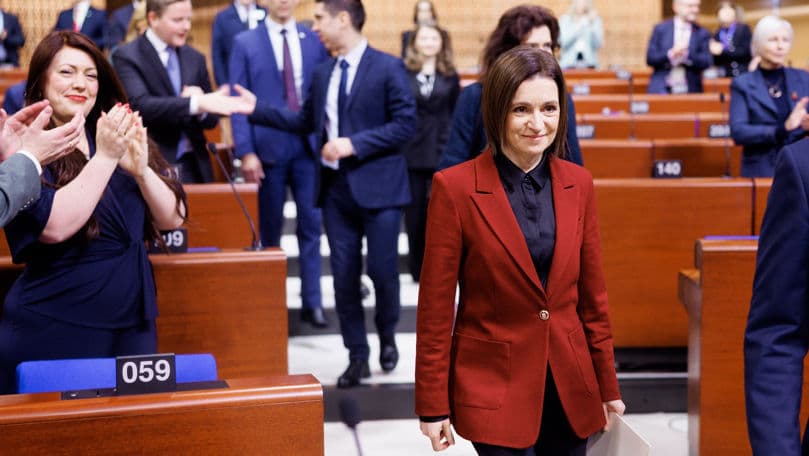 Maia Sandu, întrebată la APCE despre unirea cu România: Nu vrem să cădem sub ocupația Rusiei – 60m.ro