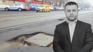 Ciprian Ciucu, „groparul” Bucureștiului: Găsește mereu vinovați, dar zero soluții. Acum, sarea e de vină pentru craterele din asfalt – 60m.ro