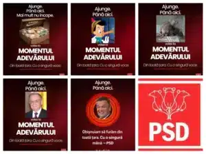 Festival de bășcălie la adresa PSD, după ce liderii partidului au postat pe rețele sociale afișe identice cu „Momentul Adevărului” – 60m.ro